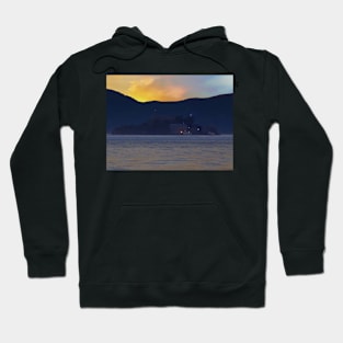 Alcatraz at Sunset Hoodie